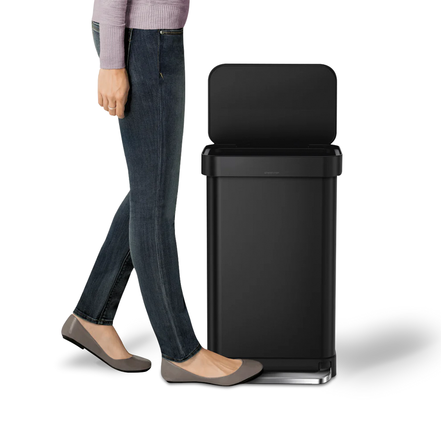 45L Rectangular Step Can with Liner Pocket