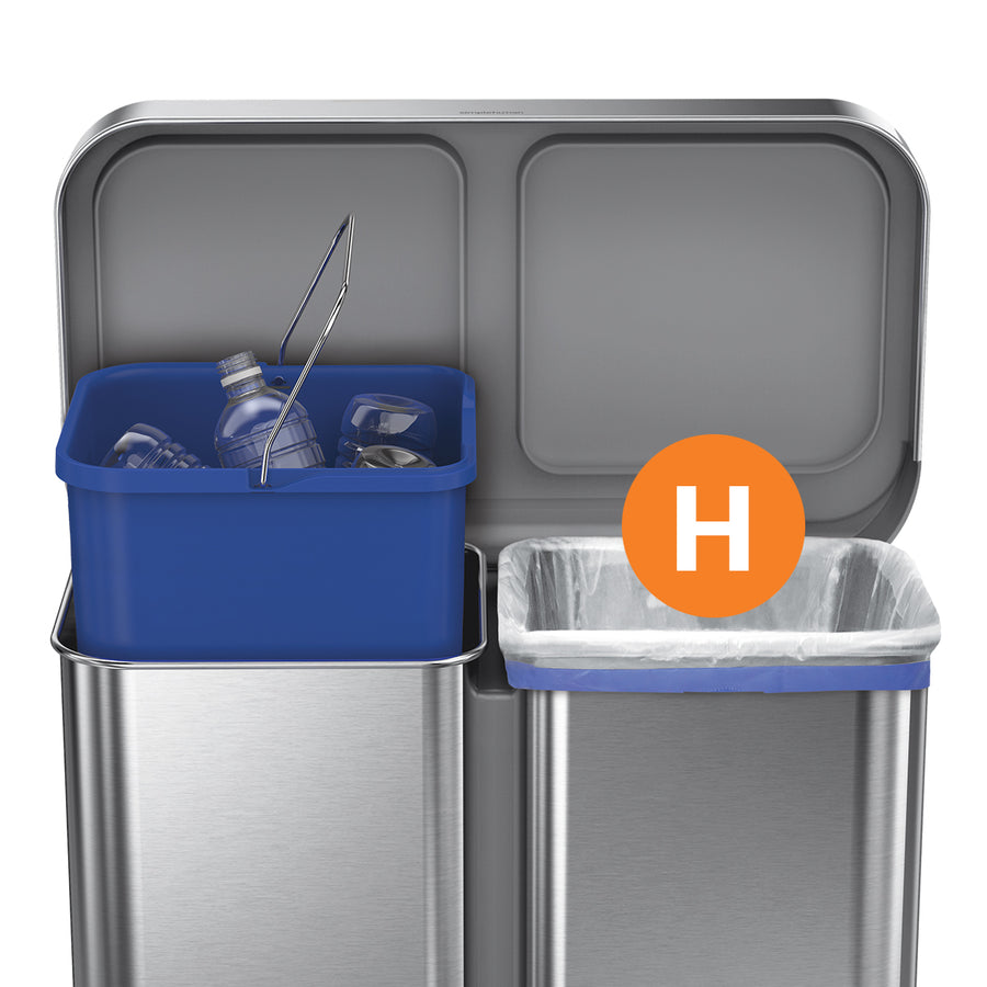 Code H Clear Recycling Custom Fit Liners