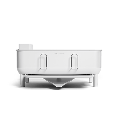 Compact Steel Frame DishrackWhite