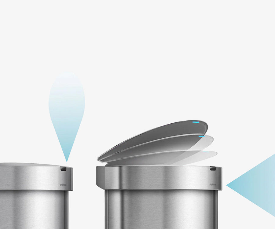 Round Sensor Case 45L semi-round sensor can - simplehuman