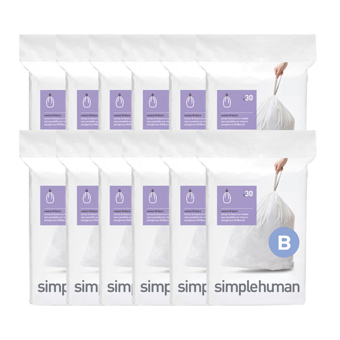 code B custom fit liners - 30 pack