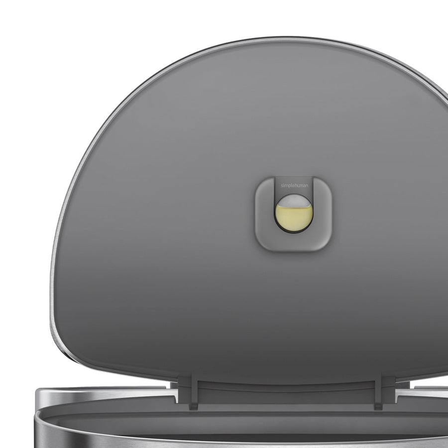 45L Semi-Round Step Can With Liner Rim