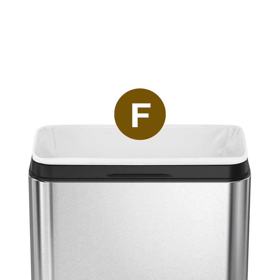 Simplehuman Liner Guide Code Code F Custom Fit Liner – Simplehuman