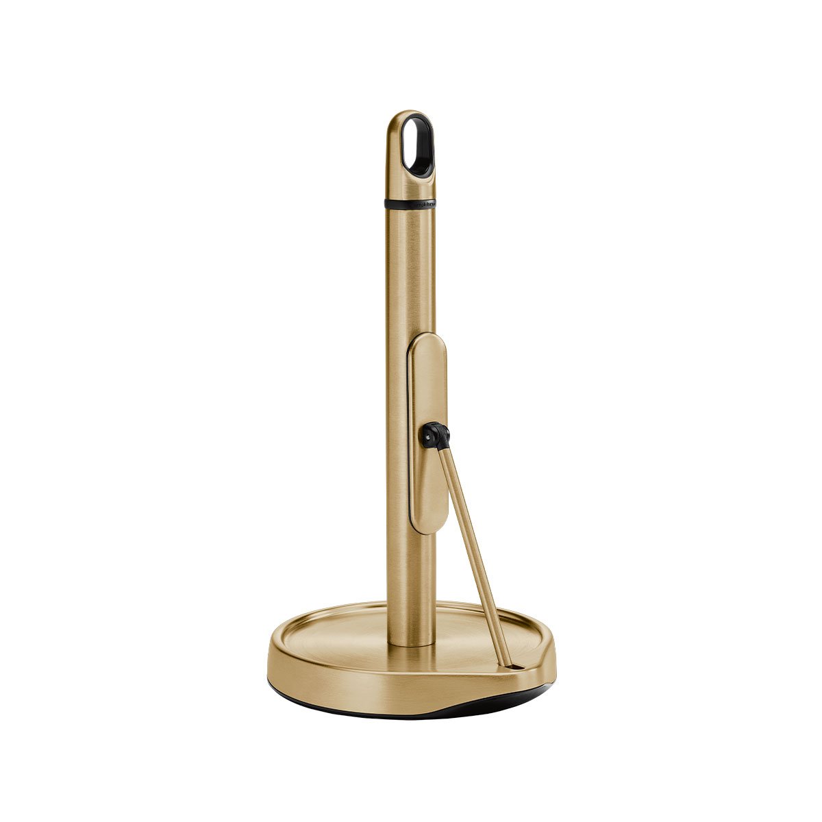 tension arm paper towel holder